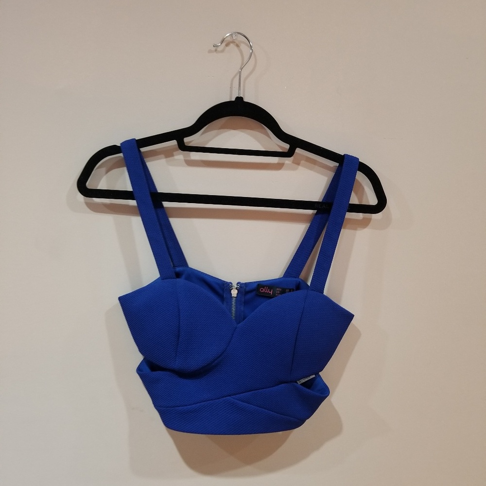 Blue Bralette Top size 6